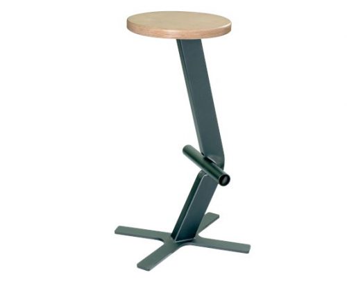 Black design bar stool KniX